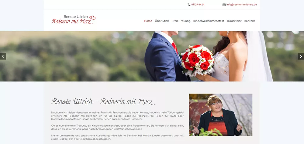 Renate Ullrich - Rednerin mit Herz Renate Ullrich - Rednerin mit Herz